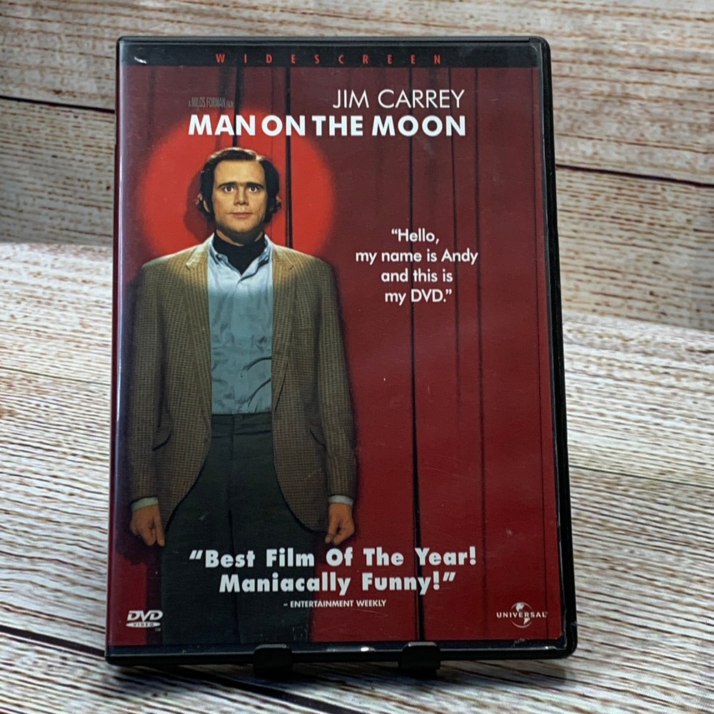 Man on the Moon‎ Jim Carrey [1999 DVD] Widescreen Movie Film Universal Studios